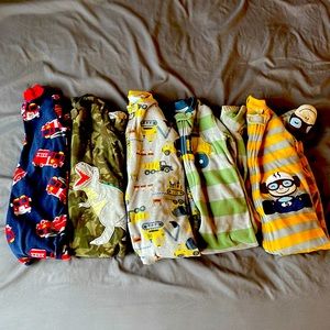 4 carters pjs 1 wonder kids all size 4t used, but lots of life left in them